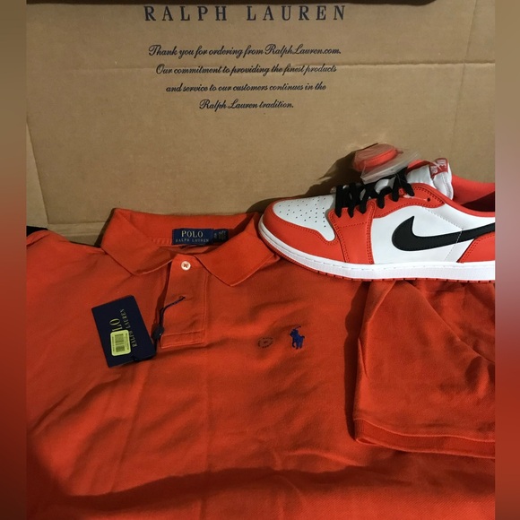 Polo Ralph Lauren Other - Polo Ralph Lauren Orange Classic Fit Polo Shirt Size XL